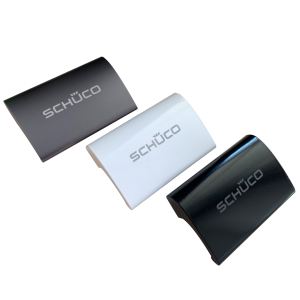 Schüco Ziehgriff Balkontürziehgriff Designversion | NEU inkl. Bohrlehre und Schrauben