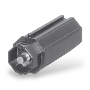 Selve Walzenkapsel für Stahlwelle SW 50, lang, mit inneliegendem Stift für Mini-Gurt- und Begrenzung