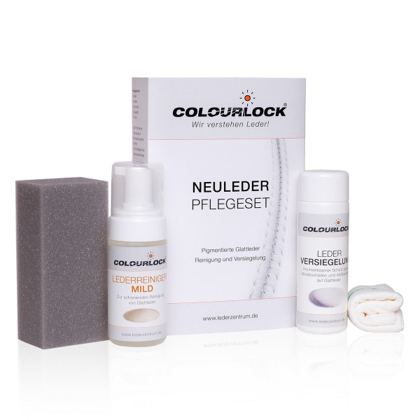COLOURLOCK Neuleder Pflegeset Mild mit Leder Versiegelung 150ml und Lederreiniger Mild 125ml