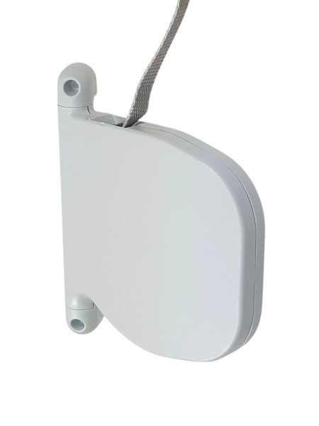 Aufputz-Gurtwickler mit 5,5 Meter Gurt weiß 150mm Schraubabstand