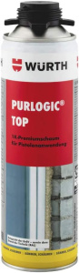 Würth Purlogic Top 1K Pistolenschaum Bau- und Montageschaum Betongrau 0892142 Würth Purlogic Top 1K Pistolenschaum Bau- und Montageschaum Betongrau 0892142