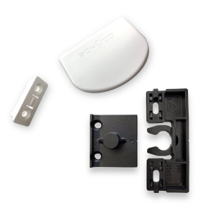 SCHÜCO Balkontürgriff Ziehgriff und SCHÜCO Balkontür Schnäpper im Sparset