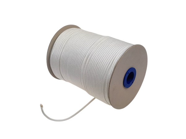 Nylonschnur für Schnurwickler Rollladen 4mm Stärke Farbe weiß
