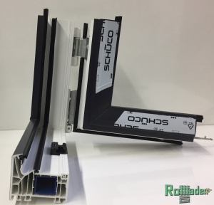 Schüco Verglasungsdichtung 4mm schwarz 224525