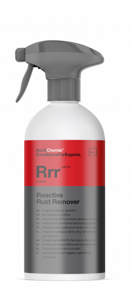 Koch Chemie RRR Reactive Rust Remover,Flugrostentferner/ Felgenreiniger 500ml inkl. Sprühkopf