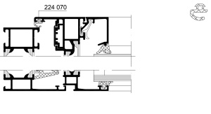 Schüco Anschlagdichtung Schallschutz Aluminium Fenster