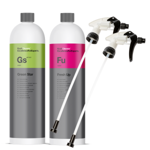 Koch Chemie Bundle Green Star 1L Universalreiniger + Fresh Up 1L Geruchskiller + Star Sprühkopf