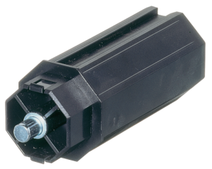 Selve Walzenkapsel lang für Stahlwelle SW 50, mit außenliegendem Stahl-Achsstift, für Mini-Gurt