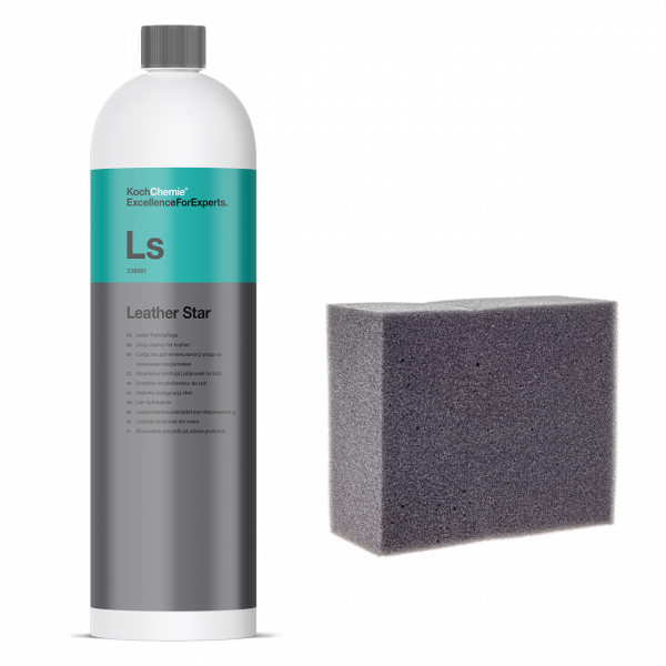 Koch Chemie - Leather Start LS 1L / Koch Chemie Schwamm weich