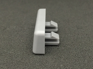 Entwässerungskappe Kunststoff - silbergrau -