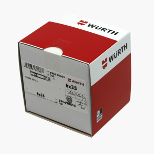 Würth 1K PU Schaumpistole – Fugendämmung 08911524 – Made In Germany, Passt Auf Dosenware
