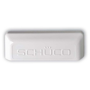 SCHÜCO Abdeckkappen für Wasserschlitze, weiß, 25er Sparpaket